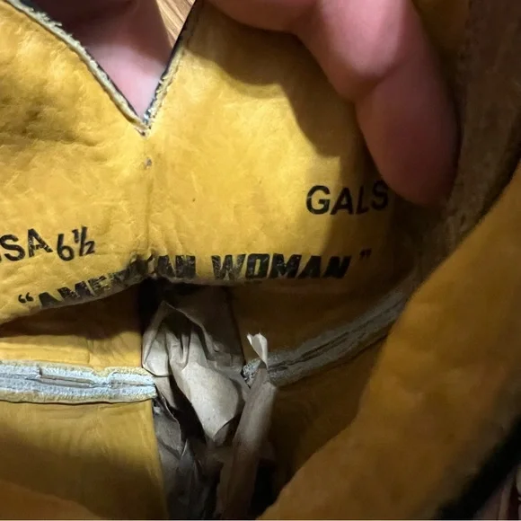 Tin Haul Women’s Boots Size 6.5 Shoot Like A Girl Boots - Picture 7 of 7